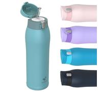 AORIN Botella Agua Acero Inoxidable, 750ml Botella Termica Sin BPA, Botella Agua Niños, Cantimplora Termica a Prueba de Fugas,Vacío de Doble Pared, para Deporte, Viaje, Yoga, Oficina