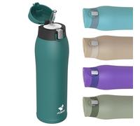 AORIN Botella Agua Acero Inoxidable, 750ml Botella Termica Sin BPA, Botella Agua Niños, Cantimplora Termica a Prueba de Fugas,Vacío de Doble Pared, para Deporte, Viaje, Yoga, Oficina