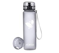 AORIN Botella Agua Deporte - 1000ml - Botella Agua Niños Sin BPA，Impermeable y Reutilizable，Apertura con un Solo botón，Aplicar a Sport, Gimnasio, Trekking，Bicicleta