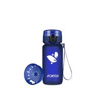 AORIN Botella Agua Deporte - 350ml - Botella Agua Niños Sin BPA，Impermeable y Reutilizable，Apertura con un Solo botón，Aplicar a Sport, Gimnasio, Trekking，Bicicleta