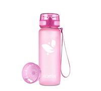 AORIN Botella Agua Deporte - 750ml - Botella Agua Niños Sin BPA，Impermeable y Reutilizable，Apertura con un Solo botón，Aplicar a Sport, Gimnasio, Trekking，Bicicleta