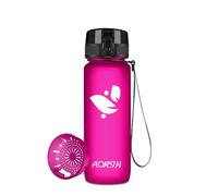 AORIN Botella Agua Deporte - 750ml - Botella Agua Niños Sin BPA，Impermeable y Reutilizable，Apertura con un Solo botón，Aplicar a Sport, Gimnasio, Trekking，Bicicleta