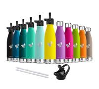 AORIN de Doble Pared con Aislamiento de Botella - 500ml - de Agua de Acero Inoxidable Proceso de Recubrimiento en Polvo, no es fácil de desprenderse, Resistencia al Rayado, fácil de Limpiar