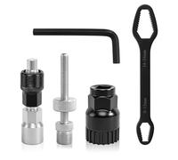 AOROPS Extractor de biela de bicicleta, herramienta de pedalier, juego de herramientas de biela de bicicleta para llave de 16mm, extractor de pedalier de bicicleta, juego de herramientas con llaves de