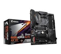 AORUS Elite Gigabyte B550 Board AX V2 AMD Ryzen 5000/B550/ATX/True 12+2 Fases Digital VRM/PCIe4.0/DDR4/USB3.2 Gen 1/Realtek ALC1200/Intel WiFi 6/2xM.2 Thermal Guard/2.5 GbE LAN/HDMI. DP