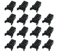 AORVYUI 15x Recambio Tapa Táctil de Cubo de Plástico Compatible con Brabantia 3 a 50 Litros Tapa Táctil Cubo de Coche Juego de Gafas de Sol Negro