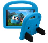 Aosailjet Funda Compatible con Amazon Fire 7 2017/2015, [ a Prueba de Los Golpes ] Ligero Protector de EVA para Niños con Asa y Soporte Plegable Cover para Amazon Fire 7 2017/2015 (Azul)