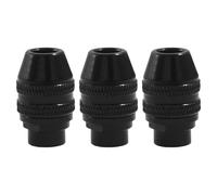 Aoserge 3 portabrocas sin llave - 1/32 a 1/8 pulgadas de repuesto 4486 adaptador de herramienta giratoria sin llave, metal duradero, compatible con herramientas rotativas Dremel