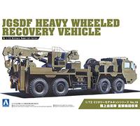 Aoshima Bunka Kyozai 1/72 - Kit de modelo militar serie n.º 19 Japón de autodefensa de la fuerza de autodefensa pesada de recuperación de ruedas pesadas modelo de plástico