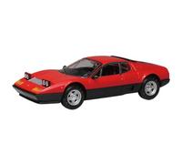 Aoshima Bunka Kyozai (Aoshima) Raku-Plastic Snap Kit No. 26-RD Ferrari 512 BB (rojo), escala 1/32, modelo de plástico codificado por colores