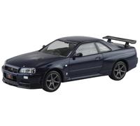 Aoshima Nissan R34 Skyline GT-R (Midnight Purple) Kit de modelo a escala 1:32