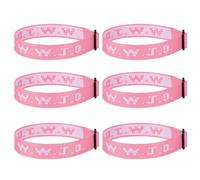 Aospkle Paquete de 6/12 pulseras WWJD para mujeres y hombres, pulseras de regalos cristianos, pulseras WWJD - Pulsera ¿Qué haría Jesús?, Fibra de poliéster, No es una piedra preciosa