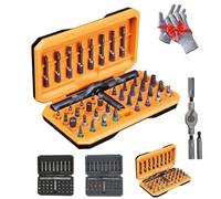 Aosrioylt Outdoorfun 24 in 1 Screwdriver, DIY Screwdriver 2025 New Multi bit Magnetic Screwdrivers Set Multifunctional Toolbox with Detachable T Ratchet Handle Repair Tool Kit(42 in 1)