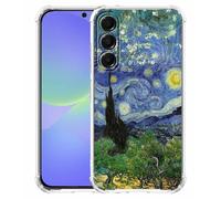 AOSSXIN Funda de Van Gogh Paintings para Samsung Galaxy A36, collage de obras de arte famosas, funda de TPU suave a la moda, funda para teléfono, A36