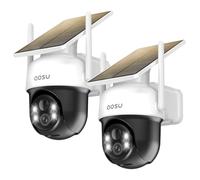 aosu 2K Cámara de Vigilancia WiFi Exterior Solar PTZ 360°