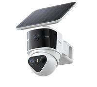 aosu 3K Camara Vigilancia WiFi Exterior, Doble Cámara 5MP 360° PTZ + Gran Angular 170° Sin Ciegos, Detección AI con Seguimiento Automático de Personas, Vehículos y Animales, Visión Nocturna a Color