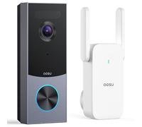 aosu 3K Timbre Inalámbrico con Cámara, WiFi 5G Radar Detector Batería 180 D
