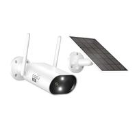 aosu 4K UHD Überwachungskamera Aussen Akku, 2 Cam-Kit y base de inicio, TrueColor Nachtsicht, mezcla F1.0, sensor de 1/1.8 pulgadas, PIR+Radar Dual-Erkennung, KI-Gesichtserkennung, Solar Forever Power