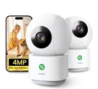 aosu 4MP Camara Vigilancia WiFi Interior 360° Llamada de un Toque