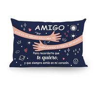 Aosumin Este es un Abrazo Solo para ti para Cuando estemos Separados Fundas para Almohada Amigos Regalo para Hombres Niños Amistad Regalo de cumpleaños (Amigo-b)