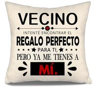 Aosumin Fundas de Cojín para Vecino - Divertido Regalo de Cumpleaños para Hombres