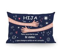 Aosumin Hija Este es un Abrazo Solo para ti para Cuando estemos Separados Hija Regalo de Mamá Papá Regalo de Cumpleaños Abrazo Regalo para Hijas (Hija-b)
