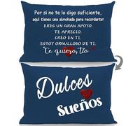 Aosumin por si no te lo Digo Suficiente aquí Tienes una Almohada para recordarte Estoy Orgulloso de ti Te Quiero Recordatorio Fundas de Almohada para Tío Cumpleaños Día del Padre Mejor Tío