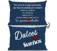 Aosumin por si no te lo Digo Suficiente aquí Tienes una Almohada para recordarte Estoy Orgulloso de ti Te Quiero Fundas de Almohada de Doble Cara para el Abuelo Cumpleaños Día del Padre