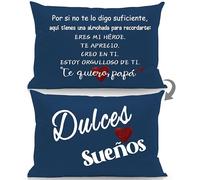 Aosumin por si no te lo Digo Suficiente aquí Tienes una Almohada para recordarte Estoy Orgulloso de ti Te Quiero Fundas de Almohada para Papá Padre de Hija Hijo Cumpleaños Día del Padre