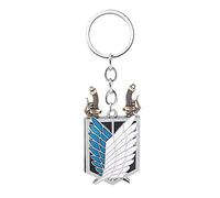 AOT Wings of Freedom - Llavero con dije de cadena Shingeki No Kyojin, regalos de anime para hombres, mujeres y fanáticos, Llavero Wings of Freedom, talla única