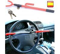 AOTEMAN Barra antirrobo de Seguridad para Volante Coche Bloqueador Tranca Anti Robo