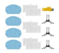 aotengou Accesorios para el Robot Aspirador Cecotec Conga 999 Origin X-Treme & 999 Origin Genesis & 999 Origin X-Treme X & Conga 999 Map X-Treme 6 Filtros, 6 Cepillos Laterales, 4 Paños de Mopa