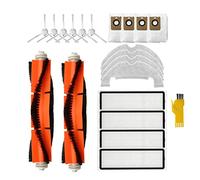 aotengou Kit de Accesorios de Repuesto para aspiradora Robot Dreame BOT Z10 Pro D10 Plus L10 Plus 20 Paquetes 2 cepillos Principales, 4 filtros, 6 cepillos Laterales, 4 trapeadores, 4 Bolsas
