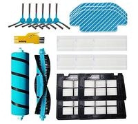 aotengou Kit de accesorios de repuesto para Cecotec Conga 7090 IA 6090 Ultra 6490 5490 5090 Robot aspirador 21 paquetes de cepillo principal, filtro, cepillo lateral y paño de fregona