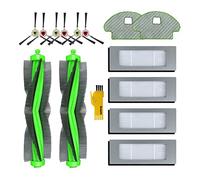 aotengou Kit de accesorios de repuesto para iRobot Roomba Combo R111840 R1138 Robot aspirador 14 paquetes 2 cepillos principales, 4 filtros, 6 cepillos laterales, 2 trapeadores