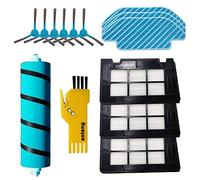 aotengou Kit de accesorios de repuesto para robot aspirador Cecotec Conga 6090 Ultra 7090 IA 4090 4490 4690 5090 5490 5690 1 cepillo principal, 3 filtros, 6 cepillos laterales, 3 trapeadores