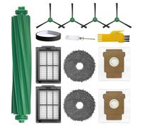 aotengou Recambios para el robot aspirador iRobot Roomba Plus 505 Combo y 405 Combo 12 paquetes 1 cepillo principal, 2 filtros, 4 cepillos laterales, 2 paños, 2 bolsas, 1 tira protectora