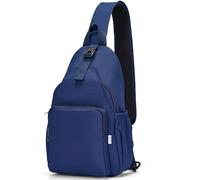 AOTIAN Mochila Cruzada Hombre Mujer, Pequeñas Bolsa de Pecho, Azul
