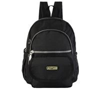 AOTIAN mujer mini nailon mochilas 7 Litros, Negro