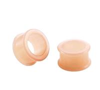Aotiwe 1 par de tapones de silicona para el oído, kit de calibradores de piel, estilo moderno, joyería de piercing corporal, 6G, Silicona, Sin piedra preciosa