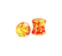 Aotiwe 2 piezas Ear Plug Túnel Kit Piercing para orejas estilo Punk con tapones de plástico, 8mm, Plástico, No Gemstone
