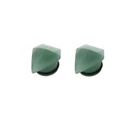 Aotiwe 2 piezas Plug Oreja, Plug Túnel Oreja Piedra Geométrica Acrílico Expansores para Piercings, 10mm, Acrílico, No Gemstone