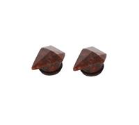 Aotiwe 2 piezas Plug Oreja, Plug Túnel Oreja Piedra Geométrica Acrílico Expansores para Piercings, 12mm, Acrílico, No Gemstone
