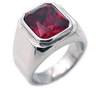 Aotiwe Anillo de aniversario para hombre, anillos simples de plata con circonita cúbica, acero inoxidable, joyería corporal para hombre, Z 1/2, Acero inoxidable, Circonita cúbica