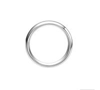 Aotiwe Anillos para mejores amigos, anillos de plata para mujer, joyería con banda lisa para mujer y hombre, Pt950 y oro blanco de 9 K, 14 y 18 quilates, X 1/2, Oro blanco de 14 quilates, No es una