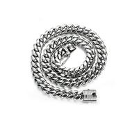 Aotiwe Collar significativo, cadena fina para hombre de acero inoxidable, bisutería para hombre, 24 inch x 3.5mm, Acero inoxidable, Sin gema