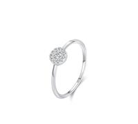 Aotiwe Eheringe, Damen Ring Silber Eleganter Stil mit Zirkon 925 Silber Größe 52 (16.6) Geschenk Beste Freundin Geburtstag
