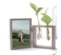 Aotiwe Photo Frames 10 x 15 Picture Frames Set Gris Claro Rectangular Montaje Vertical para Expositor de Mesa