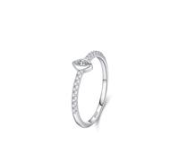Aotiwe Silber Ring Damen 925, Ring Damen Zeigefinger Silber Marquise Zirkon Größe 60 (19.1) Geschenke für Mama