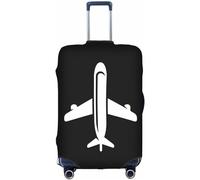 Aotmany Airplane Icon - Funda de equipaje de viaje para equipaje de 18 a 32 pulgadas, protector de maleta lavable con cremallera oculta para maleta con ruedas, aprobado por la TSA, Como se muestra en